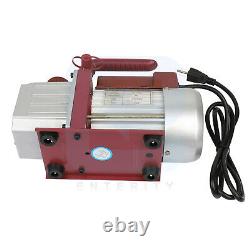 4.5 CFM Vacuum Pump Rotary Vane Deep HVAC AC Air Conditioner Tool 1/3HP 320ML