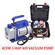 4 Cfm Air Vacuum Pump Hvac Manifold Gauge Set Ac A/c Refrigeration Kit