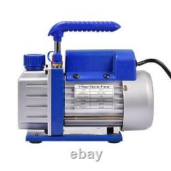 4 CFM Vacuum Pump Rotary Vane 1/2HP HVAC AC Refrigerant Air Conditioning R134a
