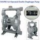 44gpm Air-operated Double Diaphragm Pump 1-1/2 Inlet & Outlet Industrial Fluid