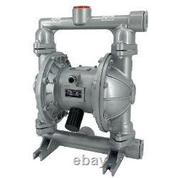 44GPM Air-Operated Double Diaphragm Pump 1-1/2 Inlet & Outlet Industrial Fluid