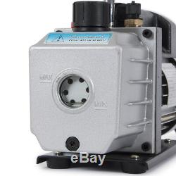 4CFM 1/4hp Air Vacuum Pump HVAC Refrigeration AC Manifold Gauge Set R134a A/C