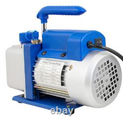 4CFM Vacuum Pump HVAC 1/3HP Air Conditioning R134A A/C Refrigerant Recharging