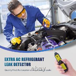 4cfm AC Gauge and Vacuum Pump Set with Leak Detector Air Conditioner Tools More