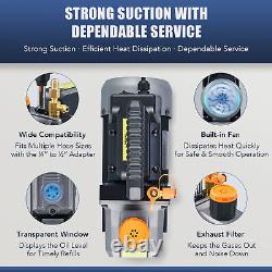 4cfm HVAC Vacuum Pump Tool Set & Gauge Kit Air Conditioner Tools for R134a More