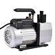 5 Cfm Vacuum Pump Rotary Vane 2 Two-stage 1/2hp Hvac Ac Air 120v/60hz-0.3 Pa Usa