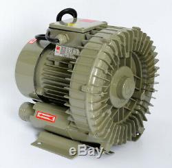 550W High Pressure Vortex Vacuum Pump 220V 100M3/H Electric Air Blower Fan