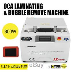 5in1 12 Vacuum OCA Laminating Machine Built-in Pump / Air Compressor No Bubble