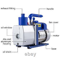 7 CFM Vacuum Pump Single Stage 1/2 HP Rotary Vane Electric 198L/MIN Air Tool