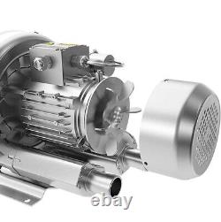 750W Industrial High Pressure Vortex Vacuum Pump 380V 3PH Dry Air Blower