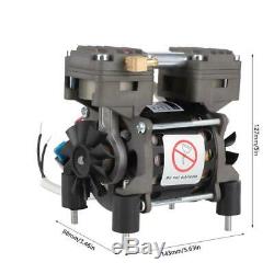 85W 220V Oilless Oil Free Oil-Less Vacuum Air Compression Pump -82kpa 20L/min