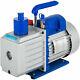 9 Cfm 1 Hp Rotary 2 Stage Vacuum Pump Refrigerant Gauges Tools Air Condition