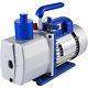 9cfm 2 Stages Vacuum Pump 1hp Air Conditioning R22 R410a Oil Capacity R12 R134a