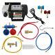 Ac Manifold Gauge Set Combo 110v/60hz 3 Cfm Air Vacuum Pump Hvac & R134a Kit