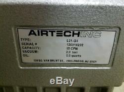 AIRTECH Vacuum Air Pump 115 Volt AC 1-phase 12.8 amp L21-G4