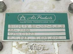 Air Products DE 202 0 S P Displex Cold Head Perkin-Elmer Cryogenic Vacuum Pump
