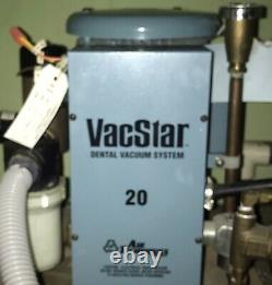 Air Techniques VacStar 20 Dental Vacuum Pump System Operatory Suction Working