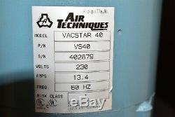 Air Techniques VacStar 40 Dental Vacuum Pump REFURBISHED with 1 YEAR WARRANTY