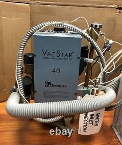 Air Techniques VacStar 40 Dental Vacuum Pump System Operatory Suction Unit 2HP