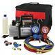 Air Vacuum Pump Hvac Ac Refrigeration Kit Ac Manifol3cfm Or 4cfm Top Quality