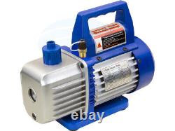 Air Vacuum Pump HVAC Auto A/C Refrigerant Recharging Tool R134a R410a