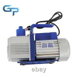 Air Vacuum Pump Single Stage Rotary Vane HVAC 9.6CFM 1HP With Two Oil Bottles