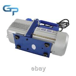 Air Vacuum Pump Single Stage Rotary Vane HVAC 9.6CFM 1HP With Two Oil Bottles