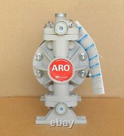 Aro 1/2 Air Diaphragm Pump 66605J-344 Polypropylene Body Teflon Diaphragm New