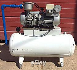 Busch Type Rc0021-8015 Rotary Vane Vacuum Pump Air Compressor System Free Ship