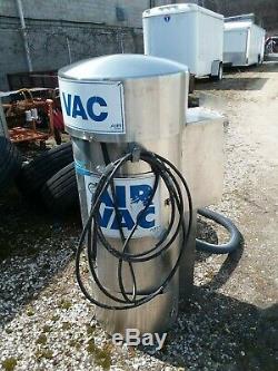 Coin operated stainless steel gas station air pump and vacuum