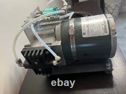 DIA-VAC R222-BT-AA1 CEMS Vacuum Pump Air Dimensions 1/8HP GE 120VAC Motor