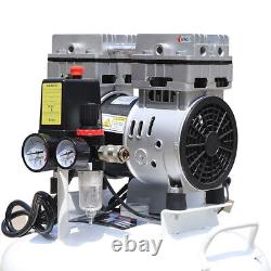 Dental Air Pumps Air Compressor Vacuum Systems Oil Free Silent 0.75KW