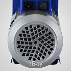Electric 12 CFM Rotary 1 HP Air Vacuum Pump HVAC Refrigerant Conditioning A/C