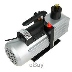 Electric 9 CFM 5Pa 250W 3/4HP HVAC Air Condition Refrigerant Vacuum Pump 300ml