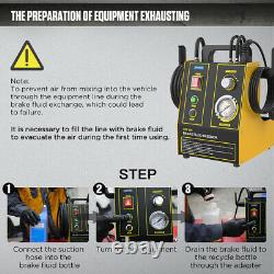 Electric Brake Fluid Bleeder Pump Kit Tool Car Air Extractor Oil Bleeding Vacuum