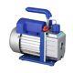Electric Rotary Vane Vacuum Pump Air Tool Two-stage 7cfm Oil Capacity 370ml