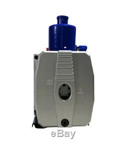 Electric Rotary Vane Vacuum Pump Air Tool Two-Stage 7CFM Oil Capacity 370ml