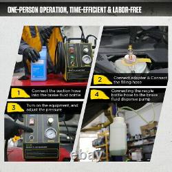 Electrical Brake Fluid Bleeder Machine Pump Kit Car Air Extractor Oil Bleeding