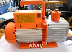 Elitech SVP-7 2 Stage 7CFM 3/4Hp Rotary Vane AC Air Vacuum Pump HVAC Refrigerant