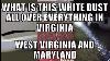 Fine White Dust Blanketing Virginia West Virginia And Maryland