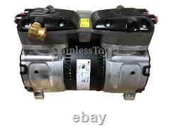 Gast 1/2 hp Rocking Piston Air Compressor / Vacuum Pump 120/240 volt