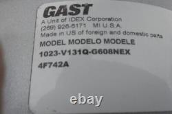 Gast 1023-V131Q-G608NEX 3/4 HP 1725 RPM 115/230VAC Compressor/Vacuum Pump (C)