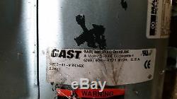 Gast 3/4 HP 5HCD-43-M550NGX Piston Air Compressor 100 PSI