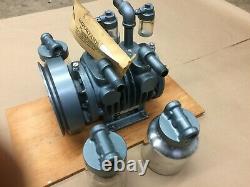 Gast Lubricated Dual Chambered Air Pump Model 10X1040 Max Pressure/Max Vacuum