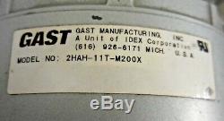 Gast Model 2HAH-11T-M200X Vacuum Pump/ Piston Air Compressor