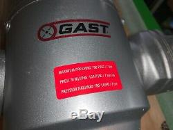Gast Model 5HCD-43-M550NGX 3/4 HP Piston Air Compressor /hookah diving/scuba