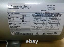Gast Oilless Piston Air Compressor 5HCD-10-M551X, Single Phase 50/60 Hz 115/230
