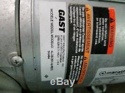 Gast Piston Air Compressor/Vacuum Pump 115/230VAC, 1/2 HP, 50/50 MAX PSI