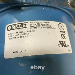 Gast Rotary Vane Vacuum Pump 1023-P152A-G608X Fresh Air Painting Spray Mask