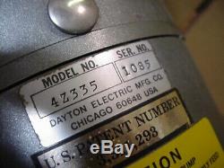 Gast Speedaire 4Z335 1/4hp oil-less Air Vacuum Pump 115v 1ph tested